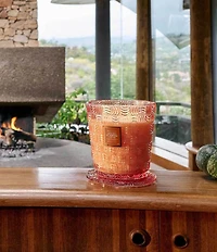 Voluspa Capsule Collection Spiced Pumpkin Latte 5-Wick Hearth Candle With Lid
