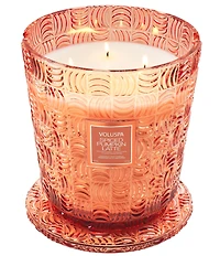 Voluspa Capsule Collection Spiced Pumpkin Latte 5-Wick Hearth Candle With Lid