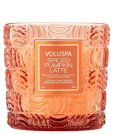 Voluspa Capsule Collection Spiced Pumpkin Latte Luxe Classic Candle