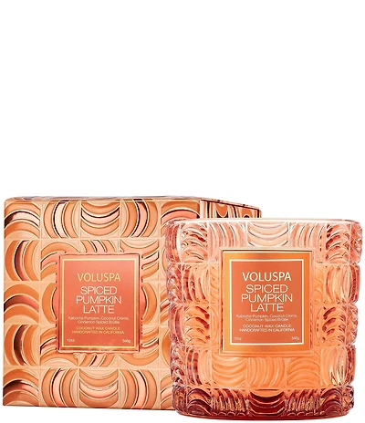 Voluspa Capsule Collection Spiced Pumpkin Latte Luxe Classic Candle, 12 oz.