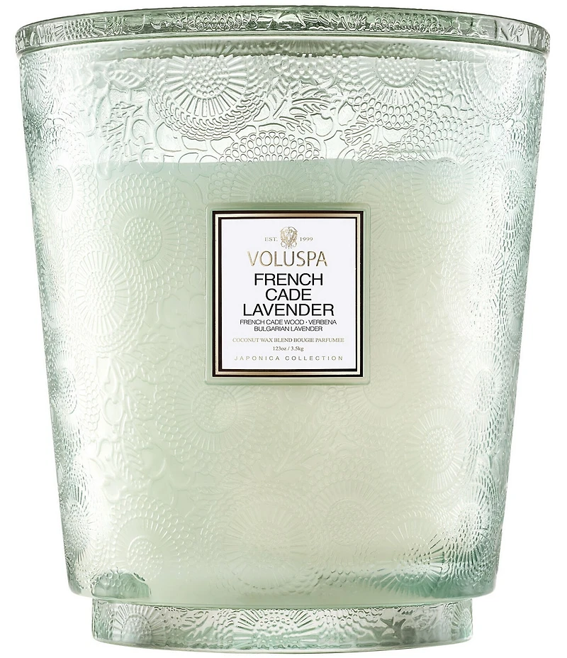 Voluspa French Cade Lavender 5 Wick Hearth Candle with Lid