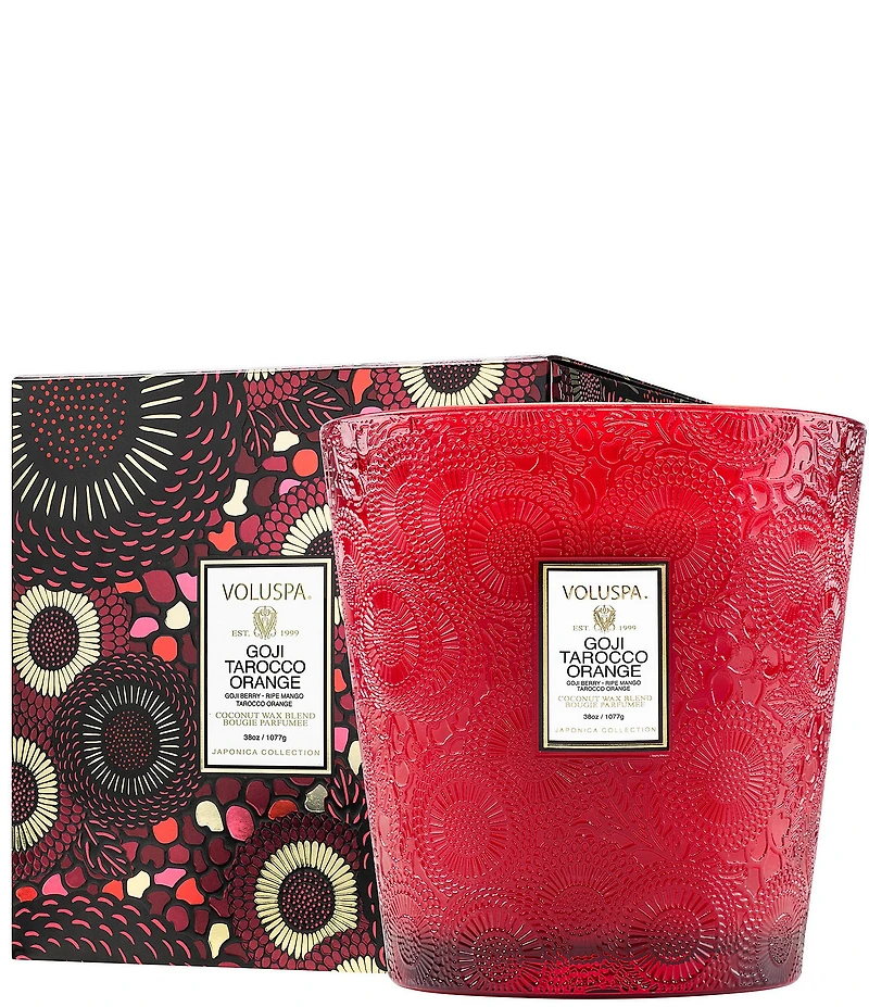 Voluspa Goji Tarocco Orange 3 Wick Hearth Candle