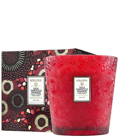 Voluspa Goji Tarocco Orange 3 Wick Hearth Candle