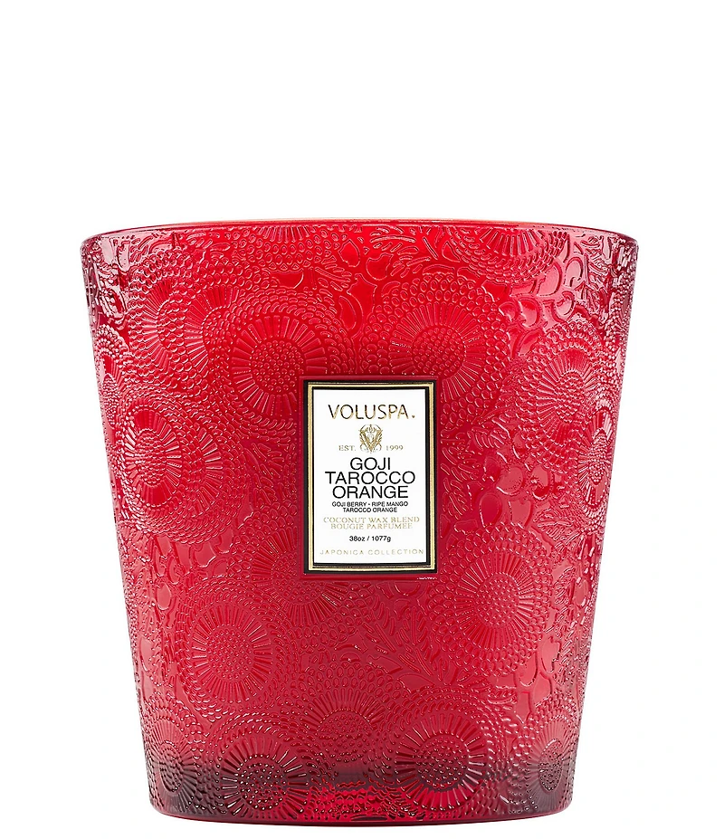 Voluspa Goji Tarocco Orange 3-Wick Hearth Candle