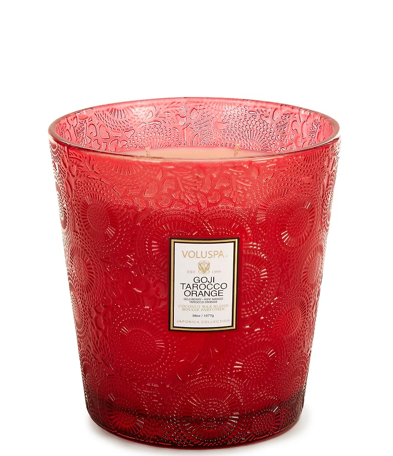 Voluspa Goji Tarocco Orange 3-Wick Hearth Candle