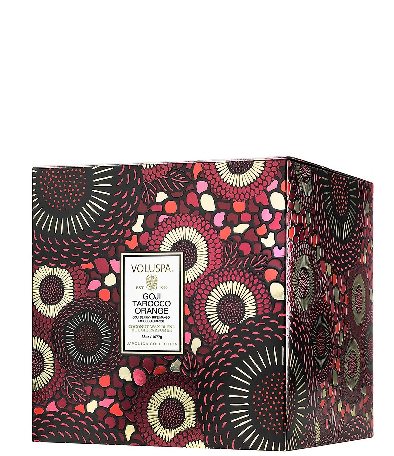 Voluspa Goji Tarocco Orange 3-Wick Hearth Candle