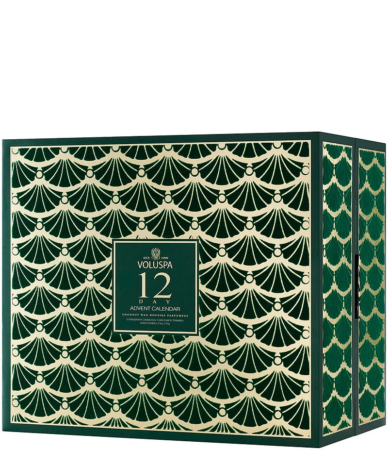 Voluspa Holiday Collection Noble Fir Garland 12 Day Advent Calendar