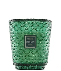 Voluspa Holiday Collection Noble Fir Garland 5-Wick Hearth Candle with Lid