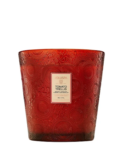 Voluspa Japonica Collection Tomato Trellis 3-Wick Hearth Candle