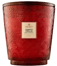 Voluspa Japonica Collection Tomato Trellis 5-Wick Hearth Candle With Lid