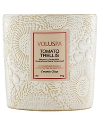 Voluspa Japonica Collection Tomato Trellis Ceramic Luxe Classic Candle