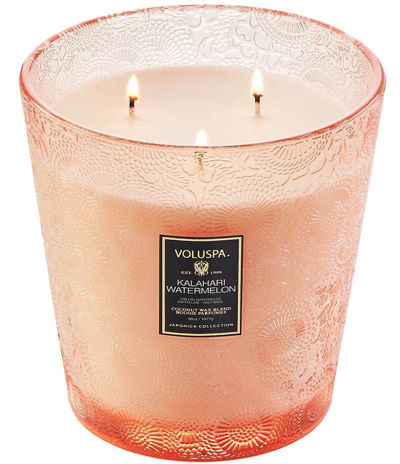 Voluspa Kalahari Watermelon 3 Wick Hearth Candle