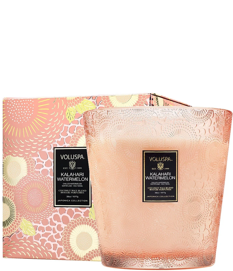 Voluspa Kalahari Watermelon 3 Wick Hearth Candle