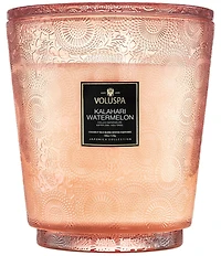 Voluspa Kalahari Watermelon 5 Wick Hearth Candle with Lid
