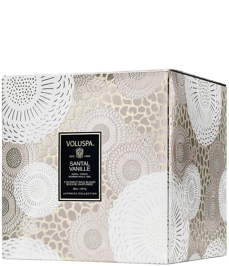 Voluspa Santal Vanille 3 Wick Hearth Candle