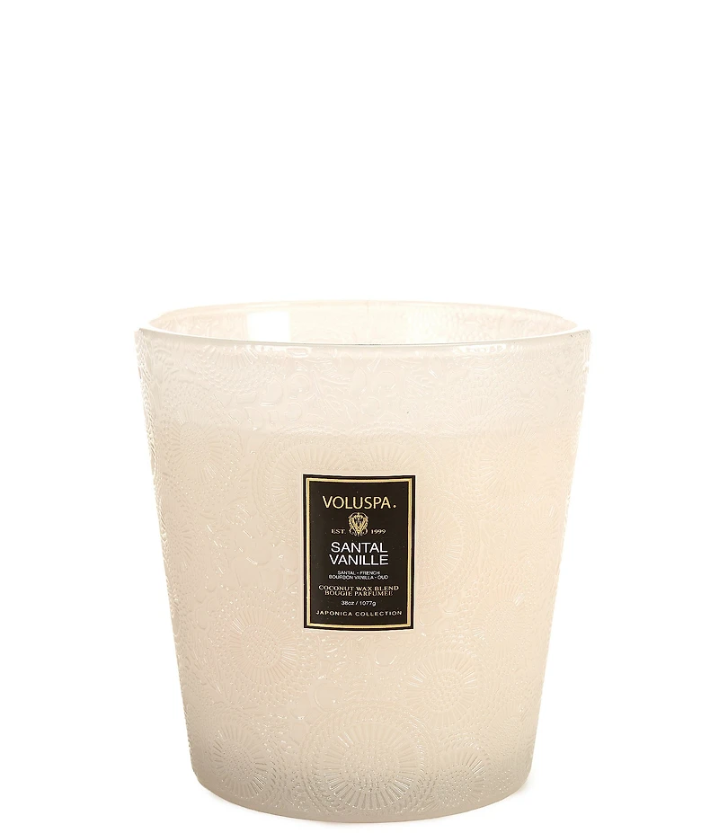 Voluspa Santal Vanille 3-Wick Hearth Candle, 8 oz.