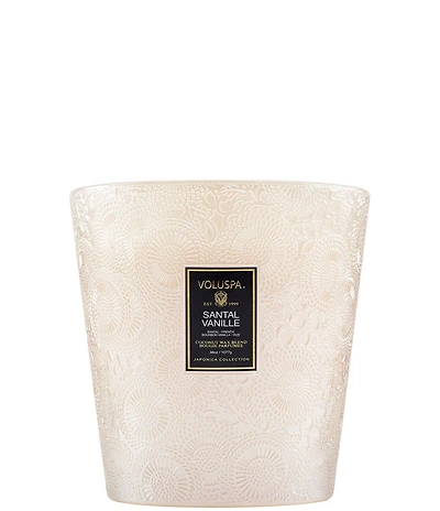 Voluspa Santal Vanille 3-Wick Hearth Candle, 8 oz.