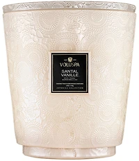 Voluspa Santal Vanille 5 Wick Hearth Candle with Lid