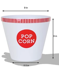 Wabash Valley Farms 5-Piece Popcorn Bowl Set with Kernel Catcher