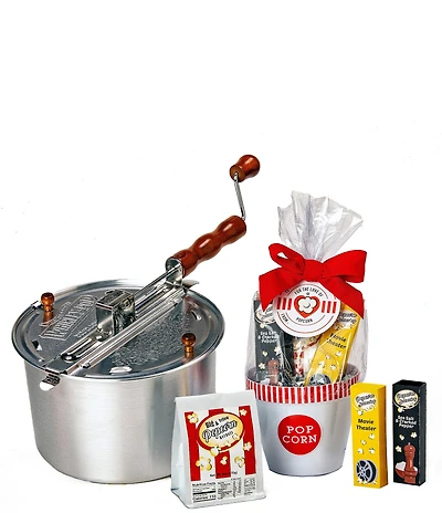 Wabash Valley Farms For the Love of Popcorn & Original Whirley Pop Popcorn Maker Set