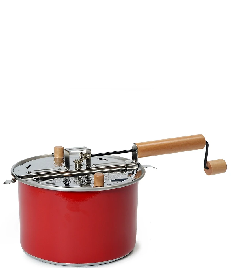 Wabash Valley Farms Popcorn Love Red Whirley Pop Popcorn Maker Gift Set