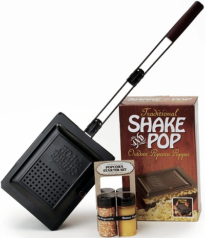 Wabash Valley Farms Traditional Shake & Pop ™ Outdoor Popcorn Popper Starter Set