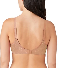 Wacoal Back Appeal™ Dot Jacquard Underwire U-Shape Back T-Shirt Full-Busted Bra