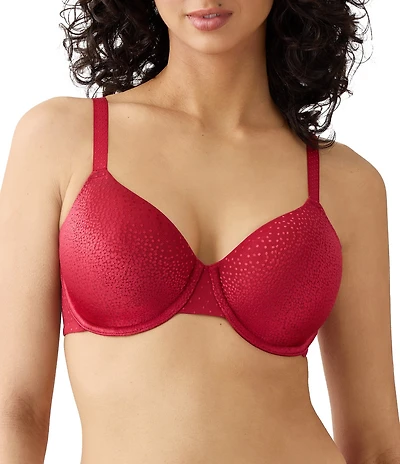 Wacoal Back Appeal™ Dot Jacquard Underwire U-Shape Back T-Shirt Full-Busted Bra