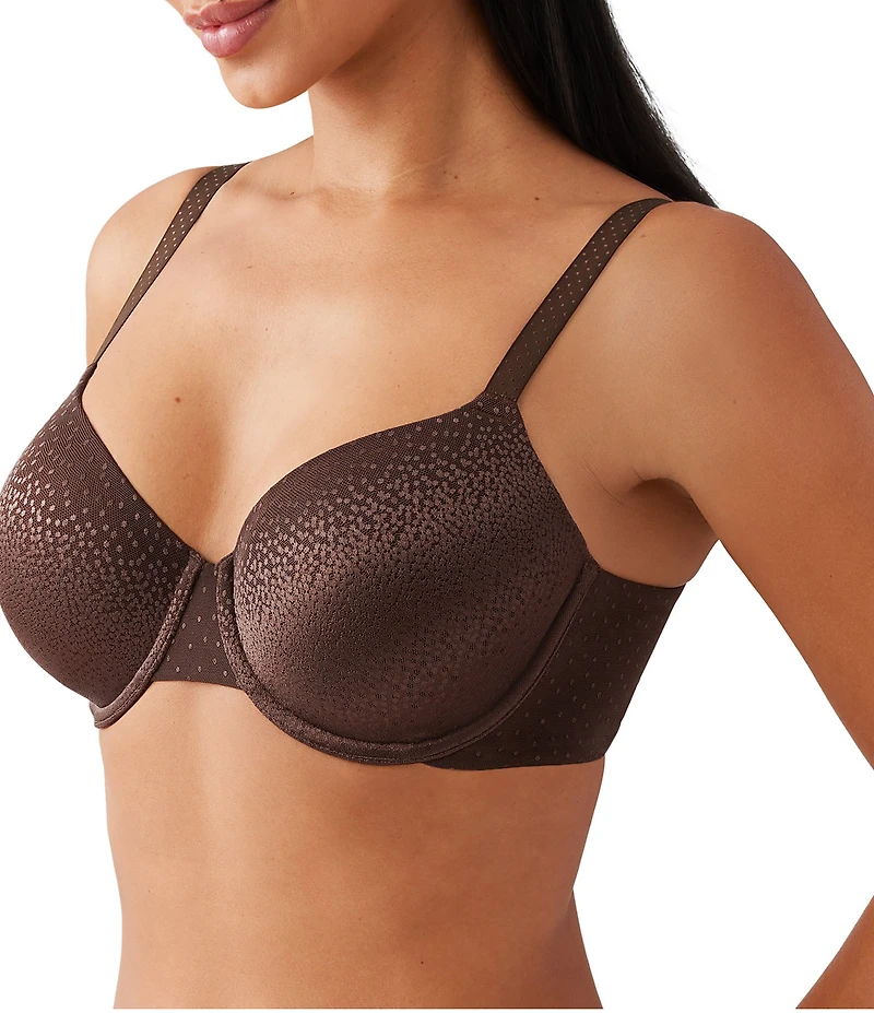 Wacoal Back Appeal™ Dot Jacquard Underwire U-Shape Back T-Shirt Full-Busted Bra