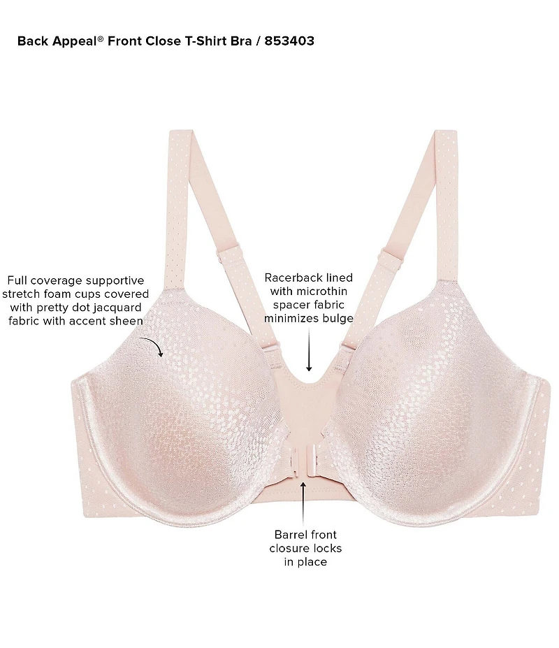 Wacoal Back Appeal® Underwire Bra Extended Sizing
