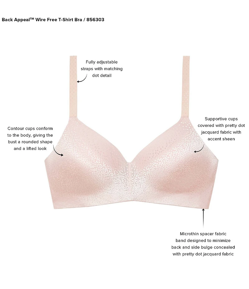 Wacoal Back Appeal® Smoothing Wire Free Bra