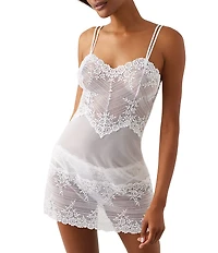 Wacoal Embrace Lace® Adjustable Strap Mesh Short Chemise