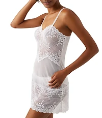 Wacoal Embrace Lace® Adjustable Strap Mesh Short Chemise