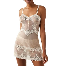 Wacoal Embrace Lace® Adjustable Strap Mesh Short Chemise