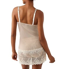 Wacoal Embrace Lace® Adjustable Strap Mesh Short Chemise