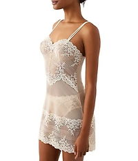 Wacoal Embrace Lace® Adjustable Strap Mesh Short Chemise