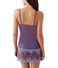 Wacoal Embrace Lace® Adjustable Strap Mesh Short Chemise