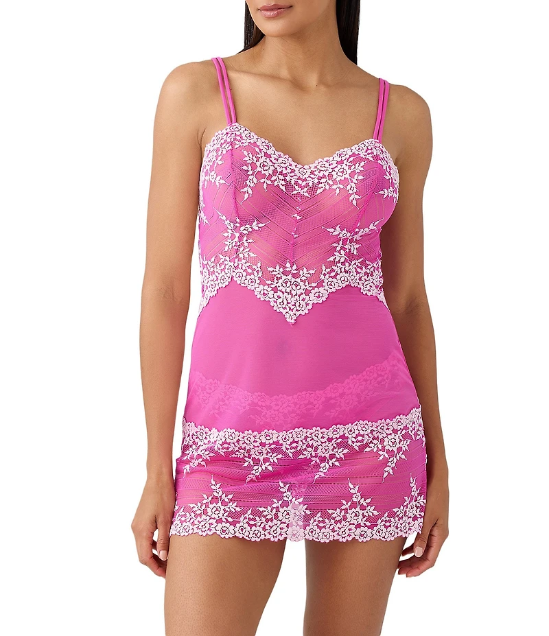 Wacoal Embrace Lace® Adjustable Strap Mesh Short Chemise