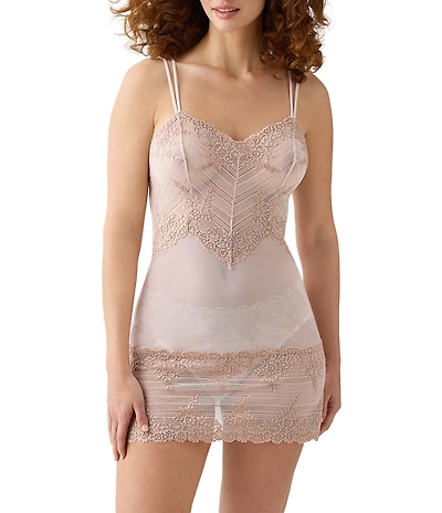 Wacoal Embrace Lace® Adjustable Strap Mesh Short Chemise