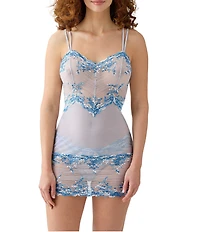 Wacoal Embrace Lace® Adjustable Strap Mesh Short Chemise