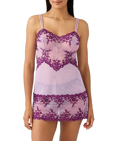 Wacoal Embrace Lace® Adjustable Strap Mesh Short Chemise