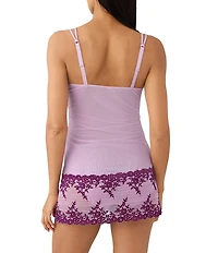 Wacoal Embrace Lace® Adjustable Strap Mesh Short Chemise