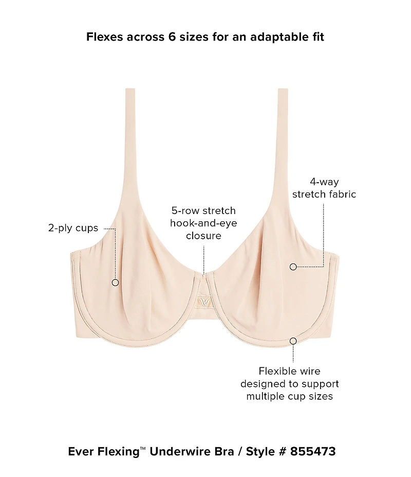 Wacoal Ever Flexing Seamless Underwire Bra