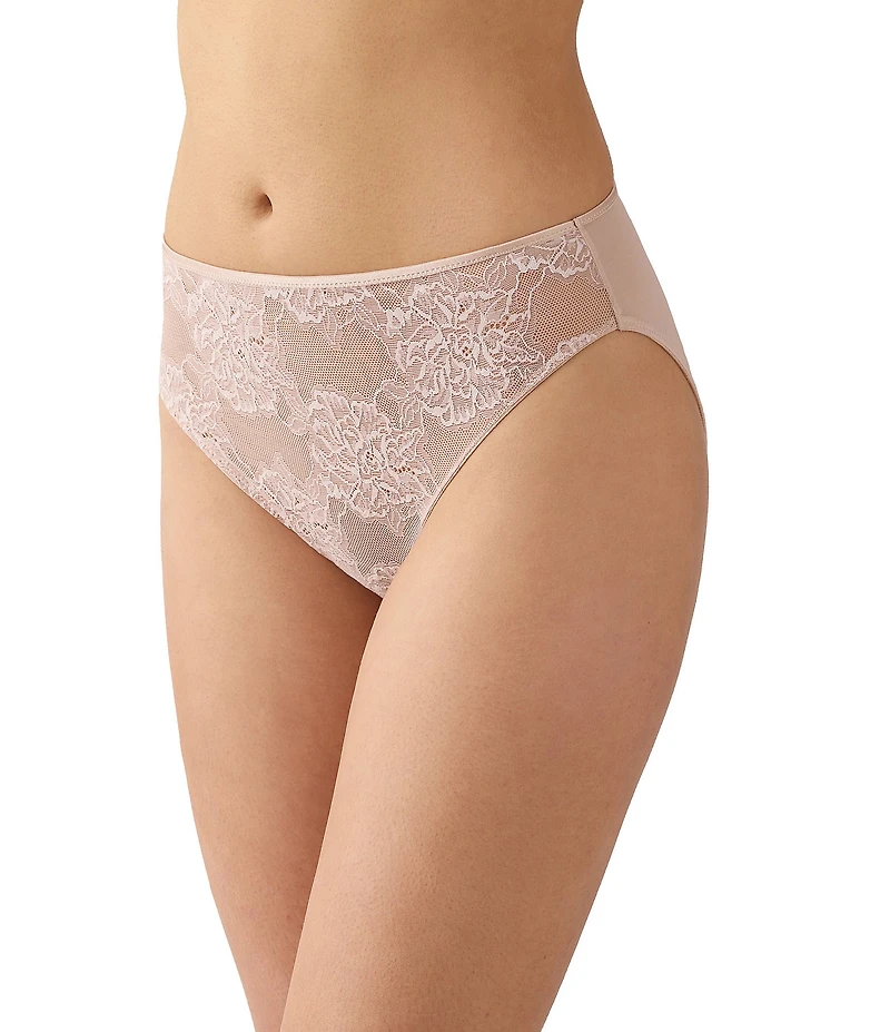 Wacoal Full Bloom Lace Hi-Cut Panty