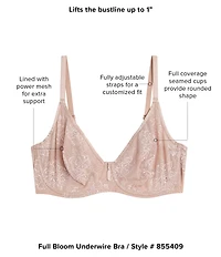 Wacoal Full Bloom Lace Lifting Underwire Bra