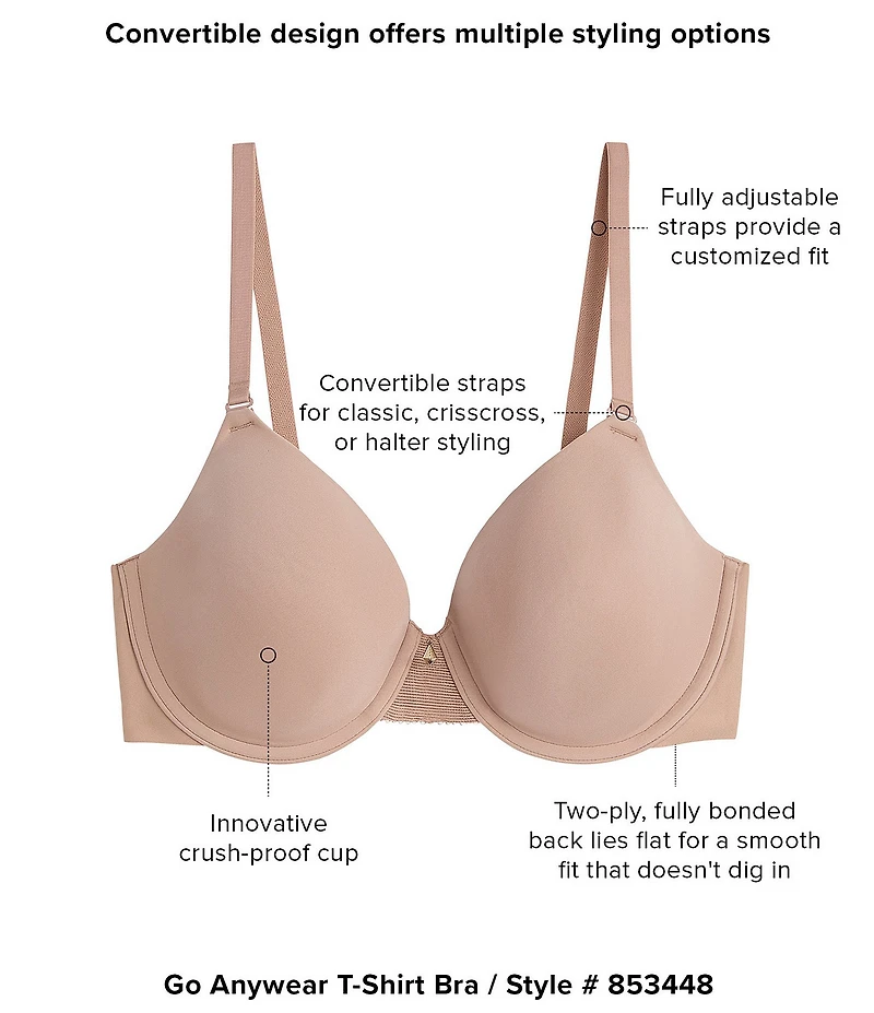 Wacoal Go Anywhere Seamless Contour T-Shirt Bra