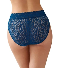 Wacoal Halo Lace Hi-Cut Floral Lace Brief Panty