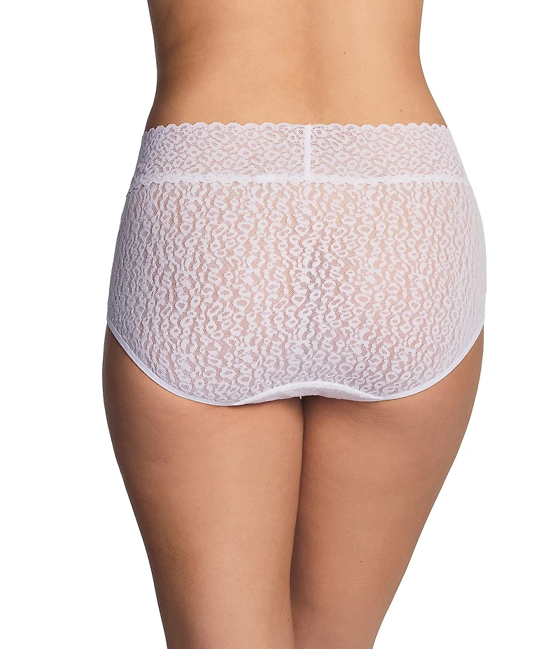 Wacoal High Bar™ Animal Print Lace Brief Panty