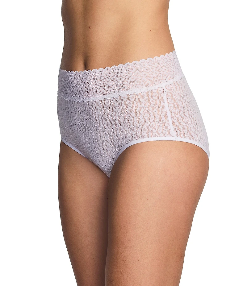 Wacoal High Bar™ Animal Print Lace Brief Panty