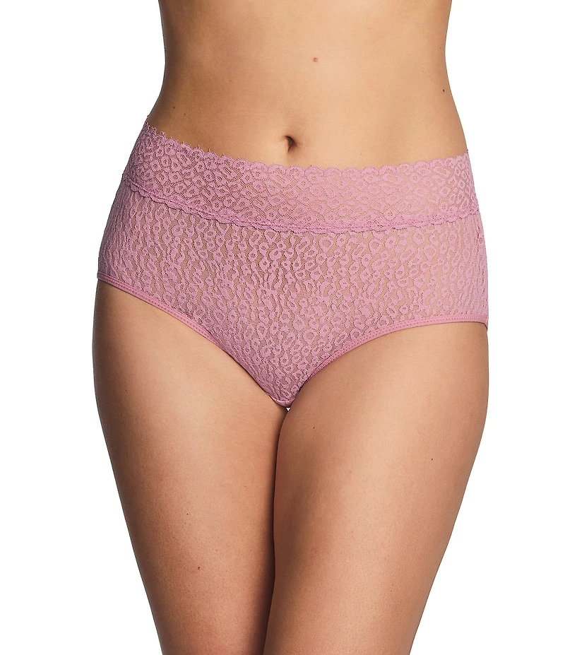 Wacoal High Bar™ Animal Print Lace Brief Panty
